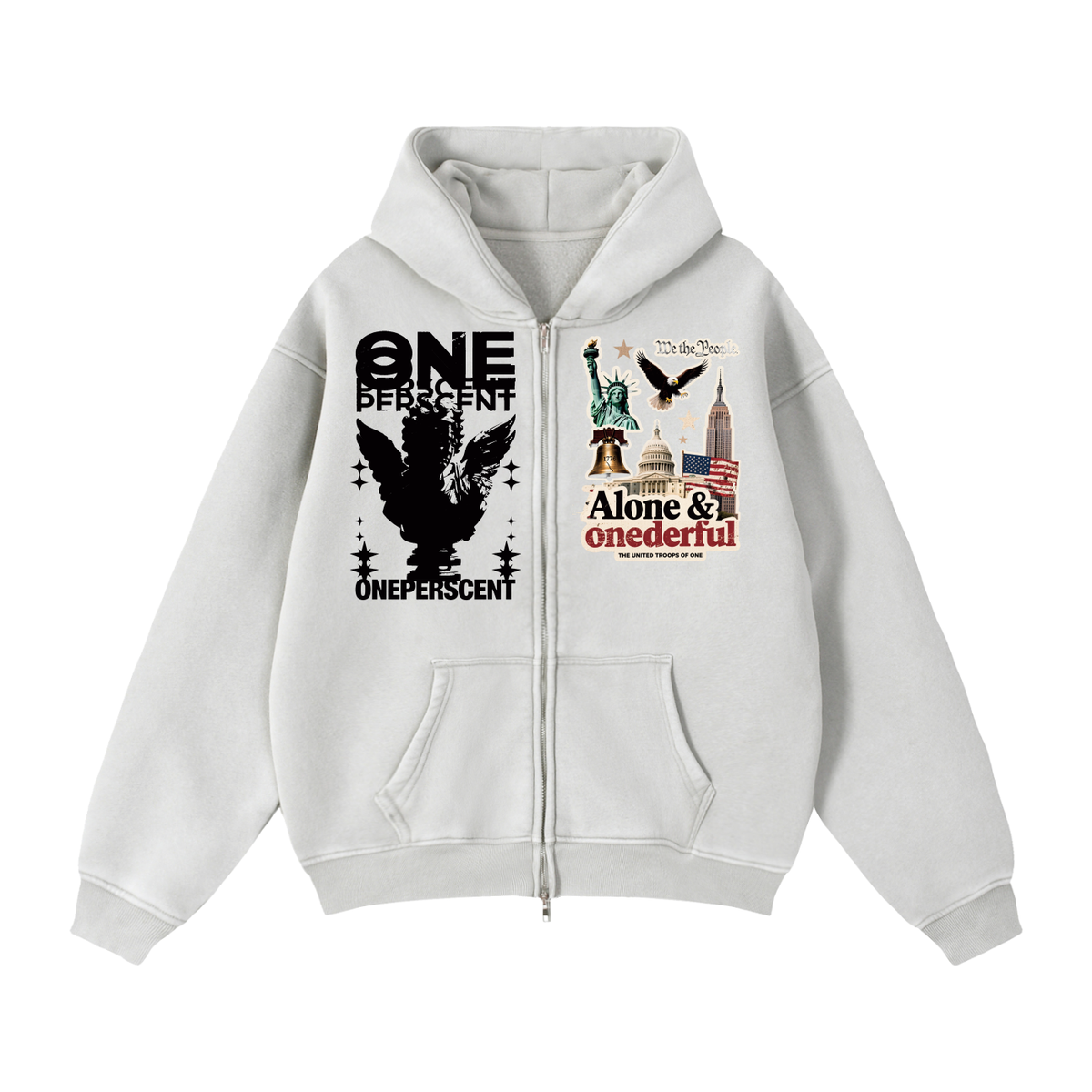 WE THE ONE BOX FIT ZIP UP