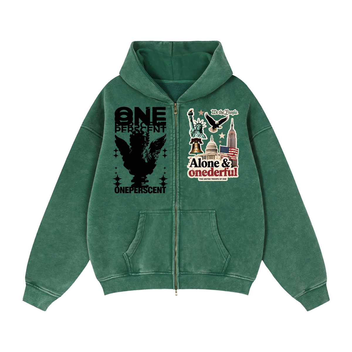 WE THE ONE BOX FIT ZIP UP