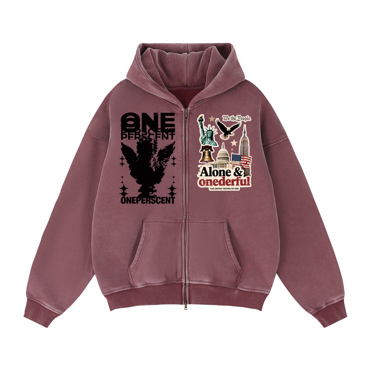 WE THE ONE BOX FIT ZIP UP