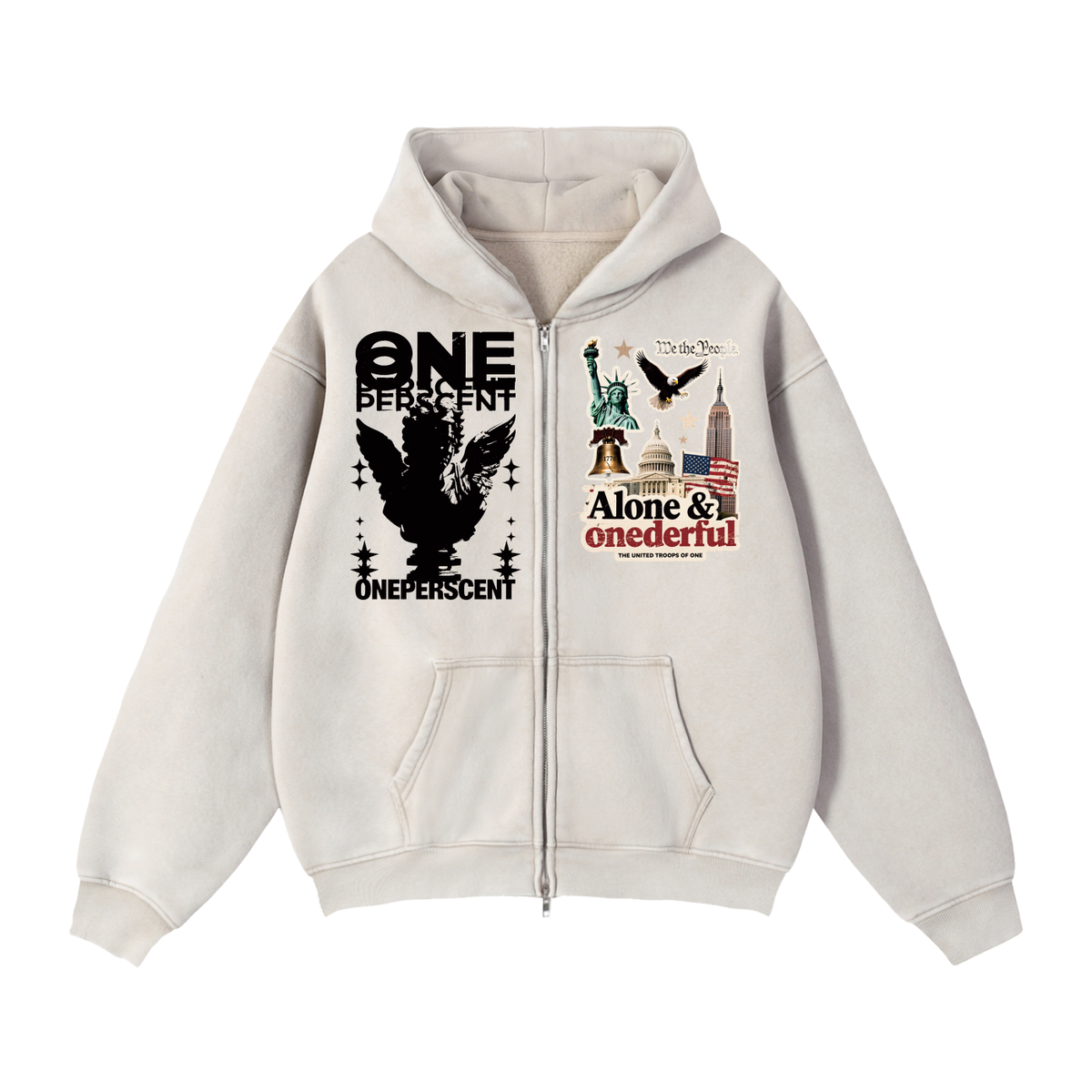 WE THE ONE BOX FIT ZIP UP