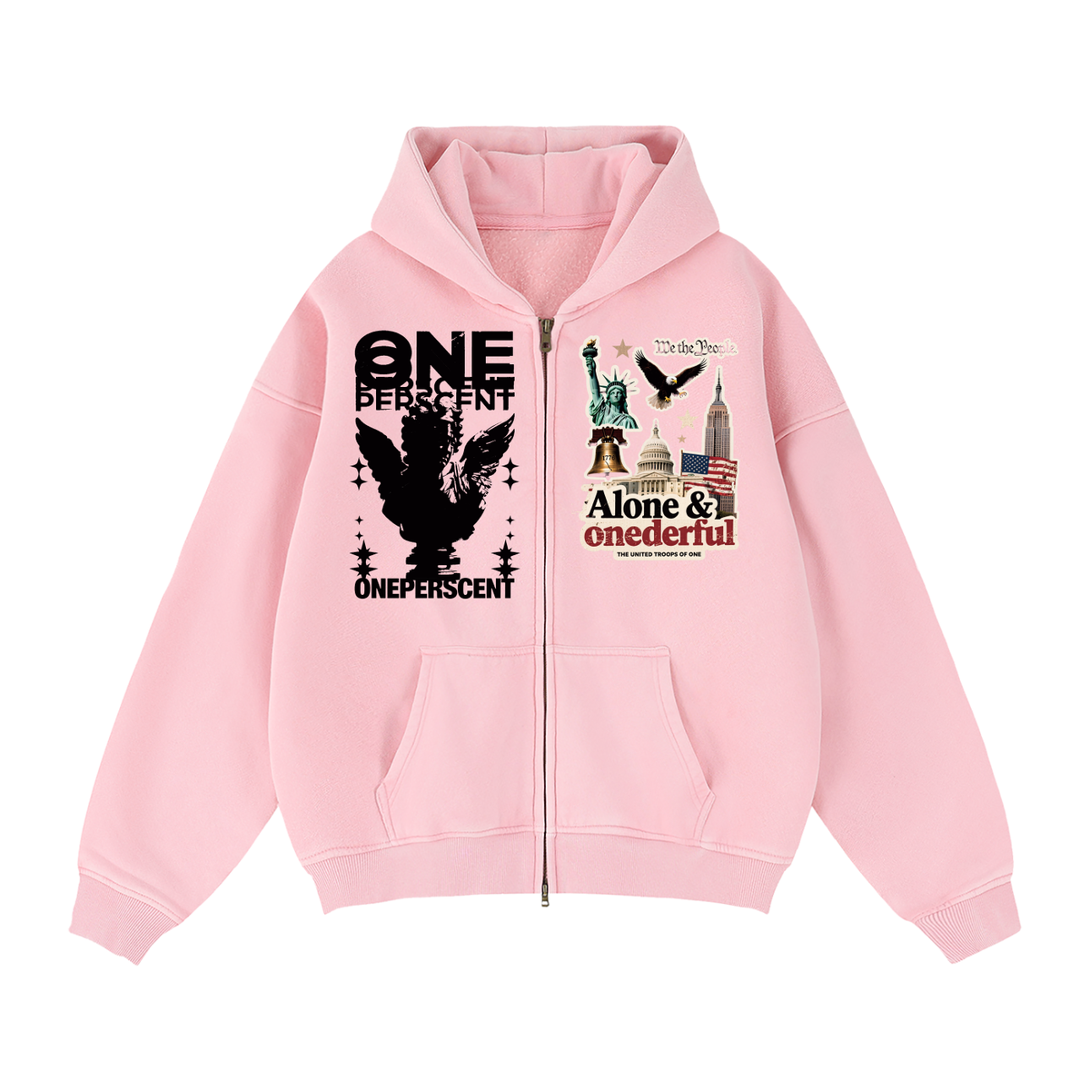 WE THE ONE BOX FIT ZIP UP