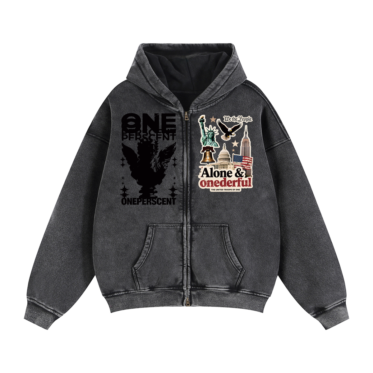 WE THE ONE BOX FIT ZIP UP
