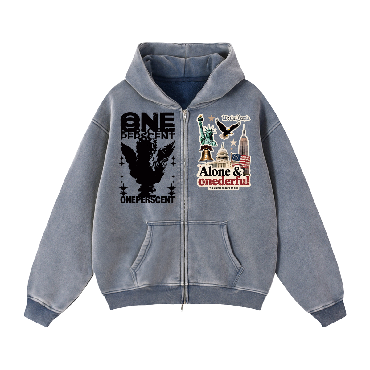 WE THE ONE BOX FIT ZIP UP